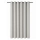 BARK TEXTURED EYELET CURTAIN SILVER