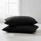 STANDARD PILLOWCASES BLACK