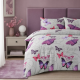 DUVET COVER SET BUTTERFLY SCRIPT