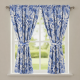 CAFE CURTAIN BLUE GUM