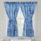 CAFE CURTAIN SEASIDE BLUE