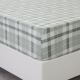 WINTER FITTED SHEET PRINTED CHECK