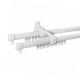 C-TRACK DOUBLE CURTAIN RAIL