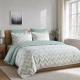 DUVET COVER SET BLUE ZIG