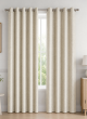 JACQUARD EYELET CURTAIN WOOD GRAIN NATURAL