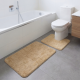 TOILET SET MEMORY FOAM PETAL STONE