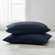 STANDARD PILLOWCASES NAVY