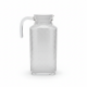 GLASS PITCHER WITH LID