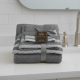 TOWEL SET DARK GREY 