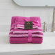TOWEL SET FUCHIA
